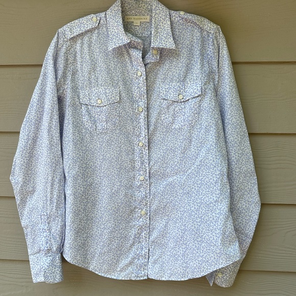 Ann Mashburn cotton top long sleeves - Picture 1 of 11